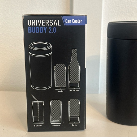 Frost Buddy​ Universal Buddy Stainless Steel Insulated Can Cooler Gray Box READ - Picture 5 of 7
